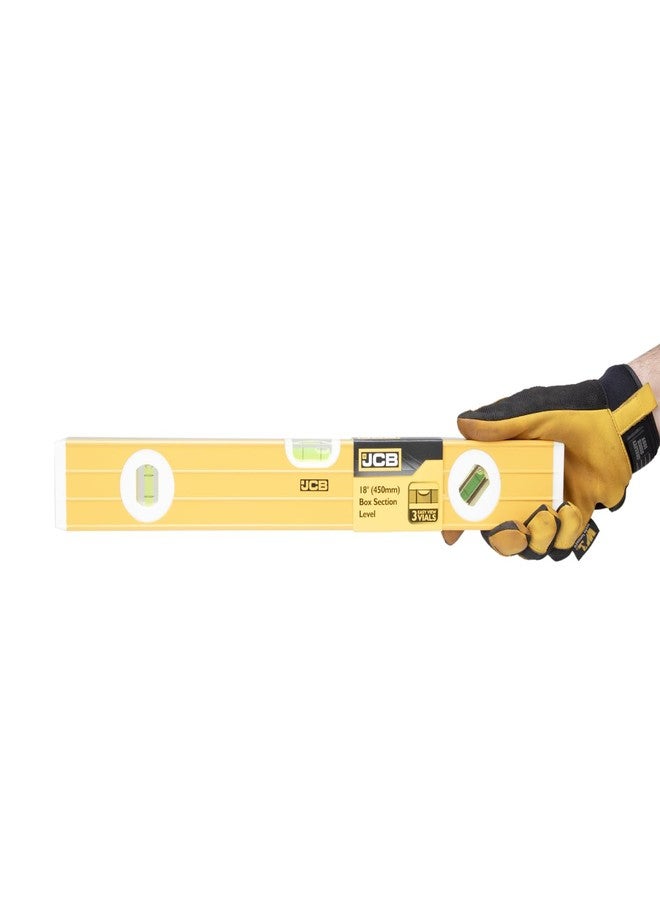 JCB 18" (450 mm) Box Section Level, 1mm/m accuracy, 22025763 - Image 3